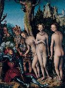 Lucas Cranach the Elder The Judgment of Paris oil painting artist